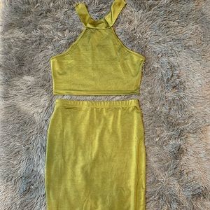 Olive Green Two Piece Set